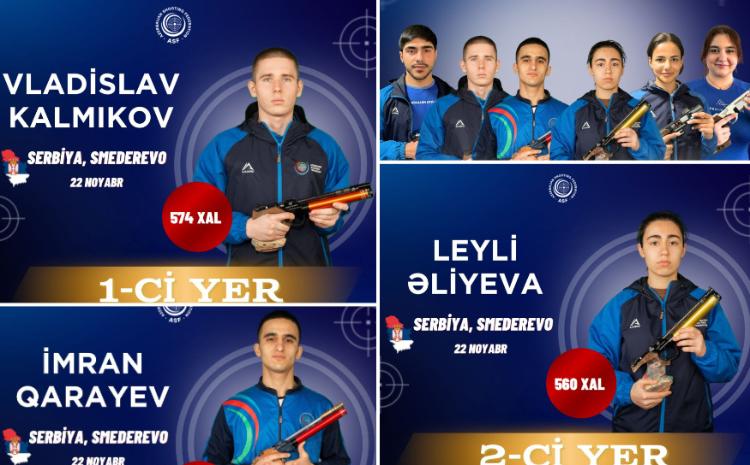 Azərbaycan atıcılarından Smederevo Qran-Prisində böyük nailiyyətlər 