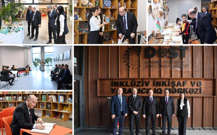 Türkiyə nümayəndə heyəti  DOST İnklüziv İnkişaf və Yaradıcılıq Mərkəzində olub 