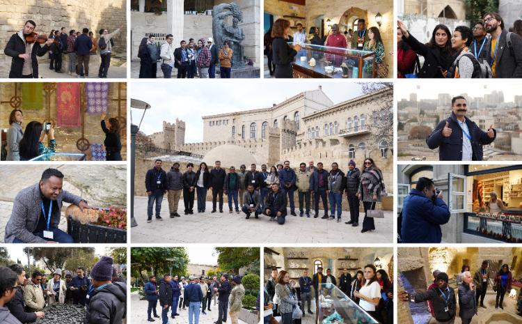 COP29 çərçivəsində xarici media nümayəndələri İçərişəhəri ziyarət edib 