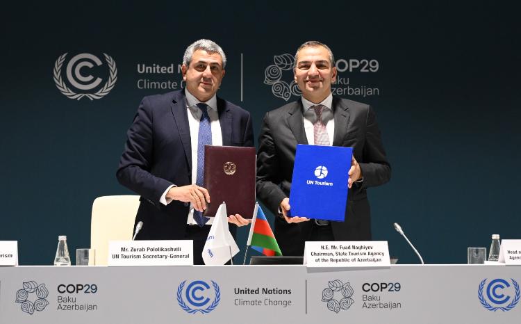 DTA ilə BMT Turizm Təşkilatı arasında niyyət sazişi imzalanıb 