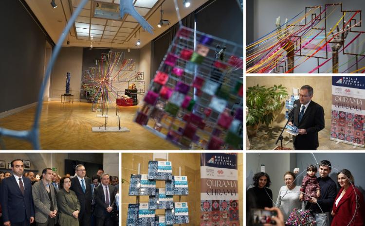 İçərişəhərdə “Qurama Art: EKO İnstalyasiya” sərgisinin açılışı baş tutub - FOTO