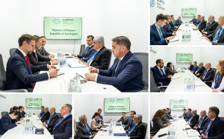 COP29-da iştirak edən maliyyə qurumlarının rəhbərləri ilə görüşlər keçirilib 