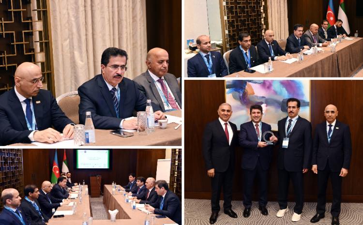 “Azərişıq” ASC-nin sədri Vüqar Əhmədov Dubay Elektrik və Su İdarəsinin sədri Səid Məhəmməd Əl Təyyar ilə görüş keçirib 