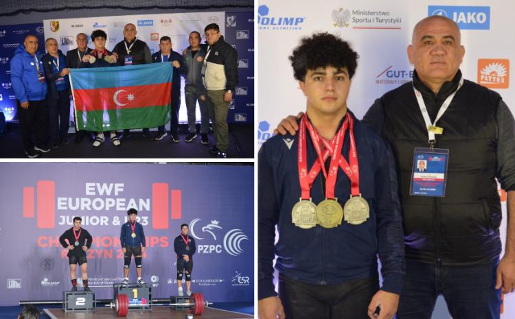 Ravin Alməmmədov Avropa birinciliyində 1 qızıl və 2 gümüş medal qazandı! 