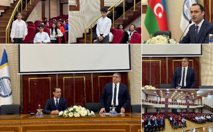 Замдиректора Института образования встретился с преподавателями и учащимися лицея БГУ 