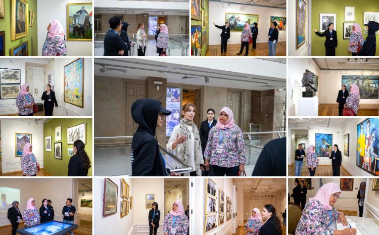 Malayziya meri Azərbaycan Milli İncəsənət muzeyini ziyarət etdi 