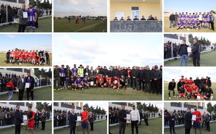 Neftçala rayonunda şəhər, qəsəbə və kəndlər arasında futbol birinciliyinin final görüşü keçirilib 