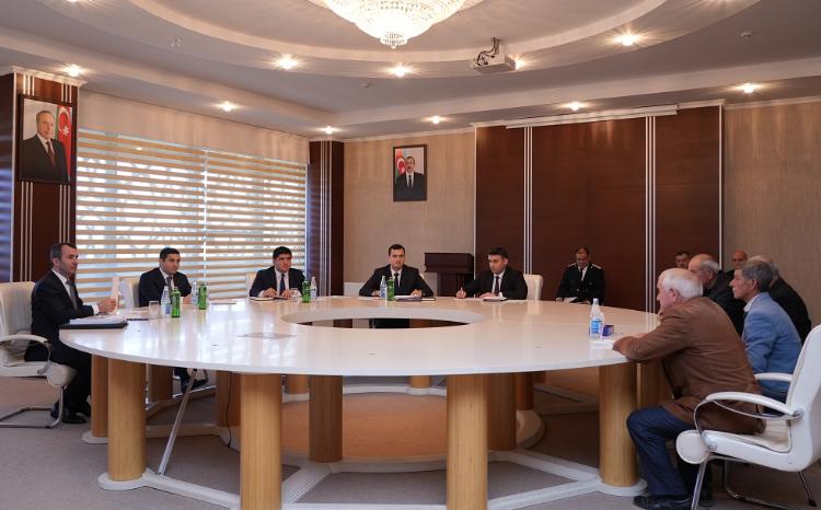 Nazir Fərid Əhmədov Neftçala şəhərində vətəndaşları qəbul edib 