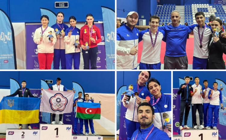 Gimnaziada İdman Oyunlarında Qılıncoynadanlarımızdan 8 medal 