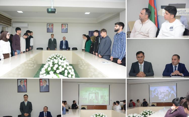 Ulu öndər Heydər Əliyevin Anım Günü ilə bağlı tədbir keçirilib 