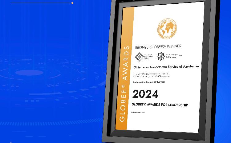 “DOST Müfəttiş” layihəsi ABŞ-də keçirilən “Globee Business Awards” müsabiqəsində də mükafata layiq görülüb 