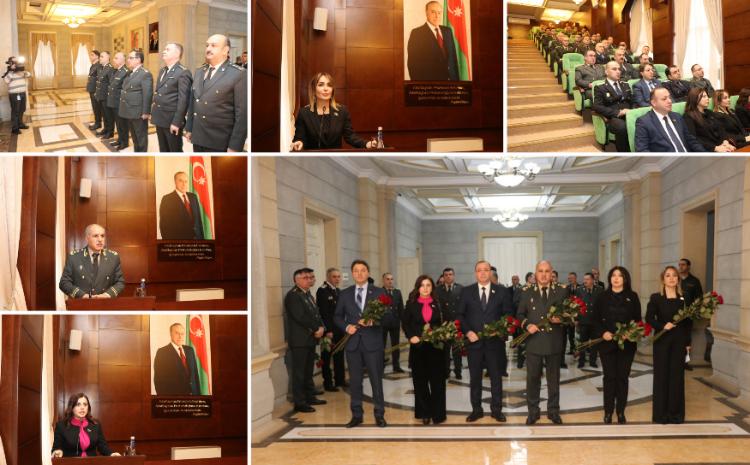 Hərbi Prokurorluqda Ulu Öndər Heydər Əliyevin vəfatının 21-ci ildönümü ilə bağlı anım mərasimi keçirilib 