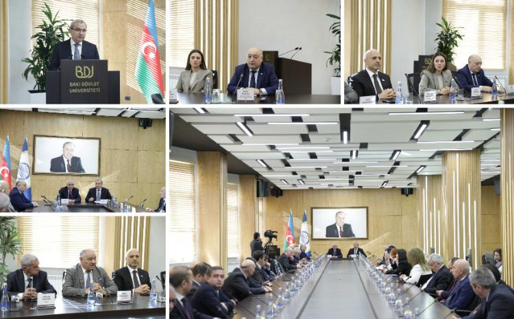 В БГУ состоялся круглый стол «Могучий Азербайджан: на пути к новым победам» 
