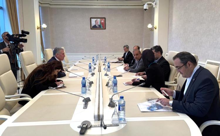 Milli Məclisdə İran İslam Şurası Məclisinin nümayəndə heyəti ilə görüş keçirilib 