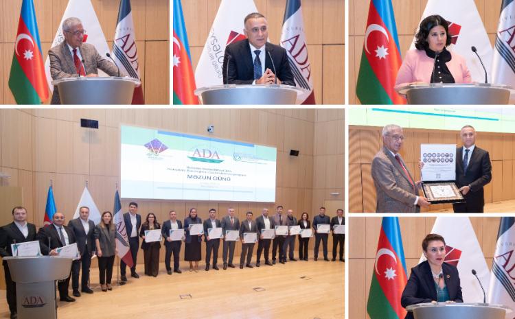 ADA Universitetində Veysəloğlu Şirkətlər Qrupunun əməkdaşları üçün təşkil edilən birillik təlim başa çatıb 
