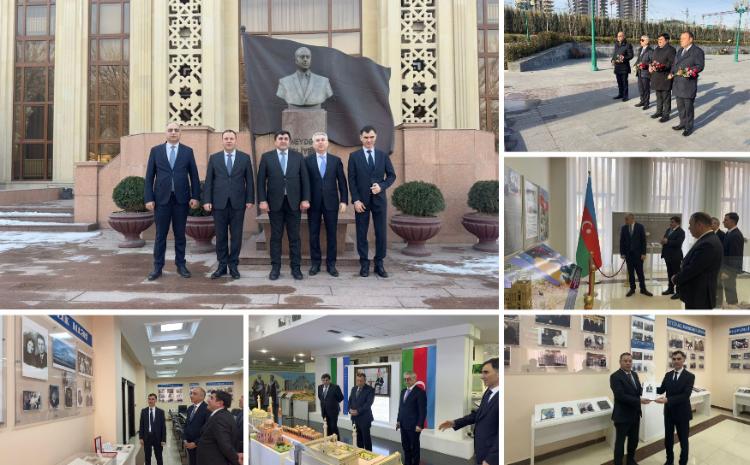 Делегация БГУ посетила Азербайджанский культурный центр имени Гейдара Алиева в Ташкенте 