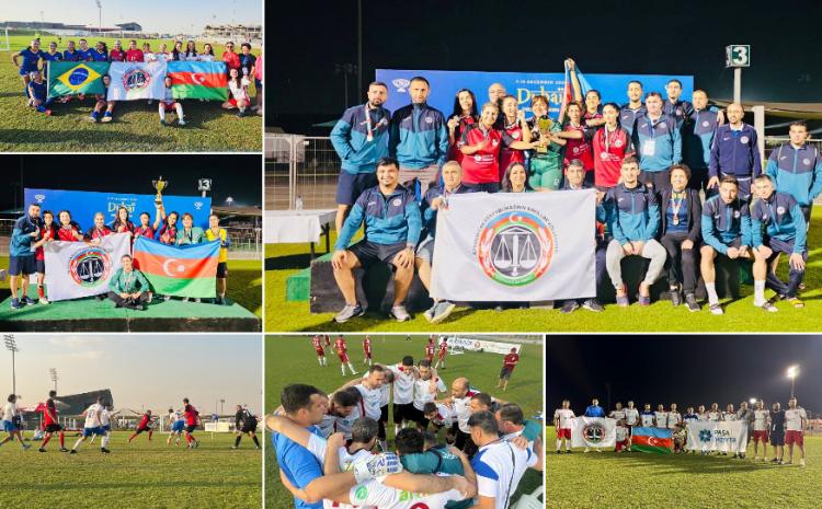 Vəkillər Kollegiyasının futbol komandaları mötəbər beynəlxalq turnirində mükafatlar qazandı 