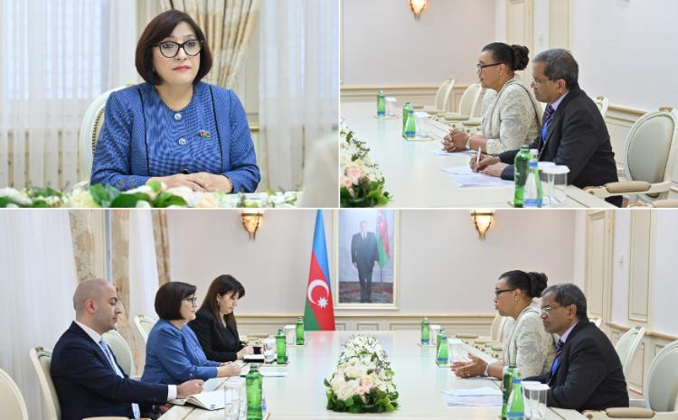 Спикер Милли Меджлиса Сагиба Гафарова встретилась с Генеральной секретарём Содружества Наций 