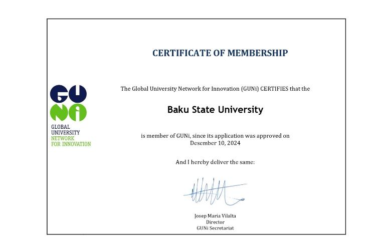 БГУ выбран членом Глобальной сети университетов по инновациям 