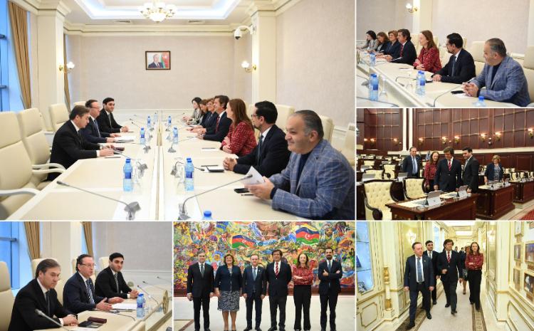 Samir Vəliyev ölkəmizdə səfərdə olan Portuqaliya parlament nümayəndə heyəti ilə görüşüb 