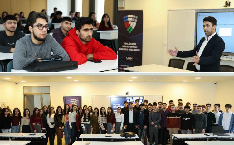 Elektron Təhlükəsizlik Xidməti və Azərbaycan Dövlət İqtisad Universiteti birgə maarifləndirmə tədbiri keçirib 