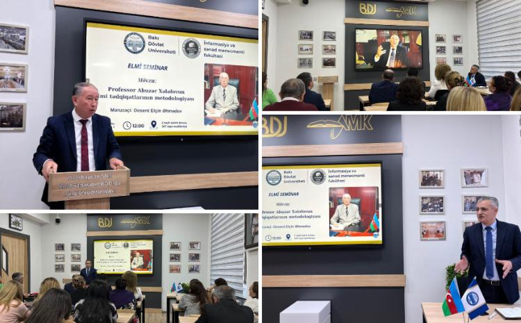 В БГУ прошел семинар, посвященный Абузару Халафову 