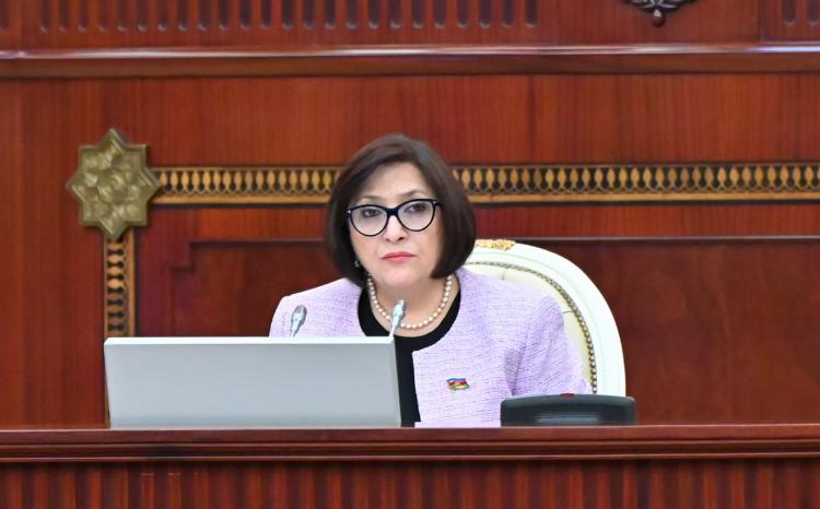 Sahibə Qafarova plenar iclasında “Konstitusiya və Suverenlik İli” barədə çıxış edib 