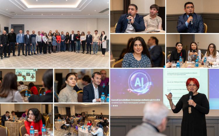Azercell organized training for journalists about innovations and trends in media technologies 