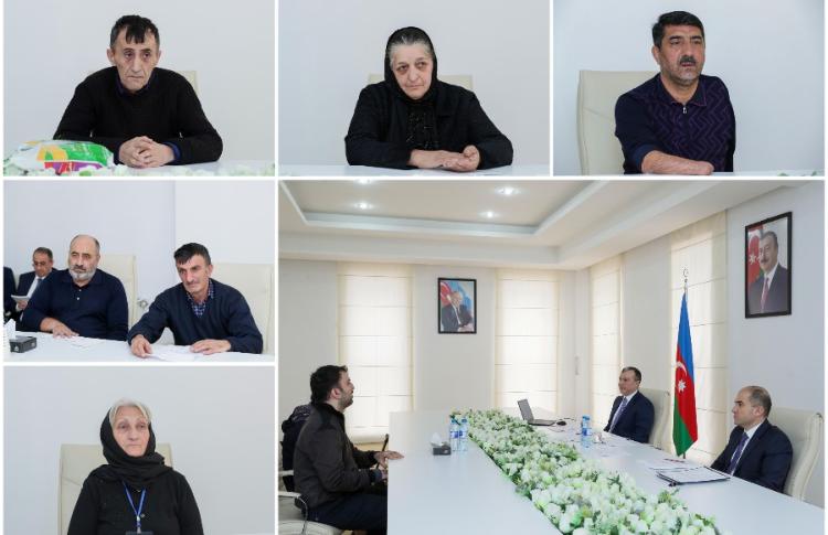 Nazir Sahil Babayev Qubada vətəndaşları qəbul edib 