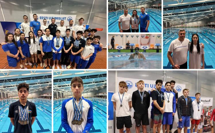 Azərbaycan üzgüçüləri beynəlxalq yarışdan 22 medal 