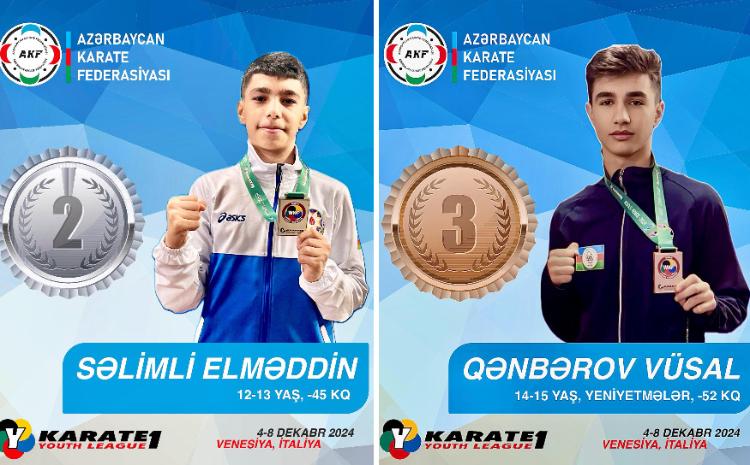 Azərbaycan karateçiləri Venesiyada medallar qazanıblar 