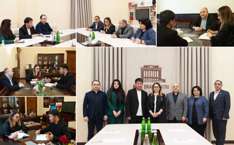 Qazaxıstanın tanınmış rejissoru Akademik Milli Dram Teatrında 