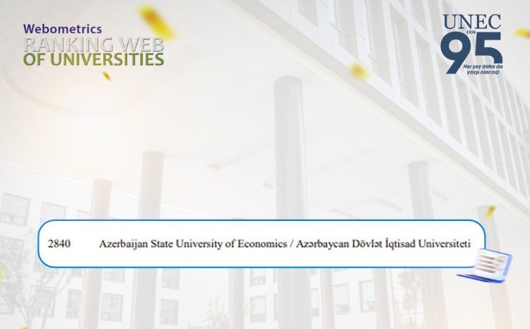 UNEC в международном рейтинге вновь стал первым в стране 