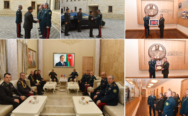 Dövlət Sərhəd Xidmətinin rəisi Tükiyə Respublikasının Quru Qoşunları komandanını qəbul etmişdir 