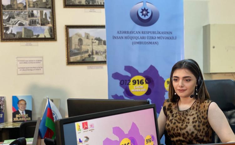 Ombudsmanın Çağrı Mərkəzi bayram günlərində də fəaliyyətini fasiləsiz davam etdirib 