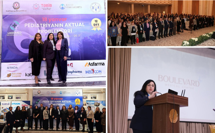 Şərəfli 95 il: Pediatriya sahəsində effektiv müalicə strategiyaları və qabaqcıl təcrübənin rolu müzakirə edildi 