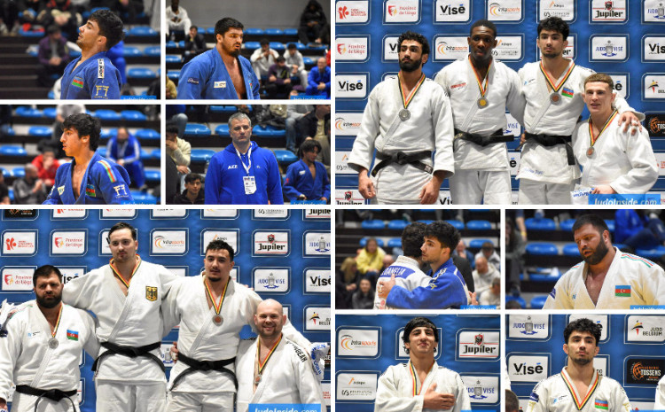 Cüdoçularımız Beynəlxalq Belçika Açıq Cüdo turnirinin ilk günündə 4 medal qazandı 