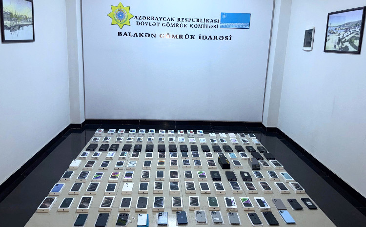 140 ədəd müxtəlif markalı mobil telefon aşkar edilib 