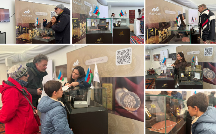 Коллекции золотых и серебряных монет ЗАО “AzerGold” в очередной раз были выставлены в Швейцарии 