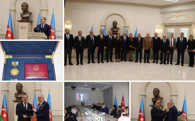Şamil Ayrıma “Heydər Əliyevin 100 illiyi” yubiley medalı təqdim olunub 