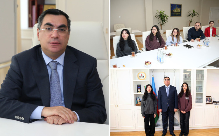 Rector meets with students who will represent our country in the Netherlands 