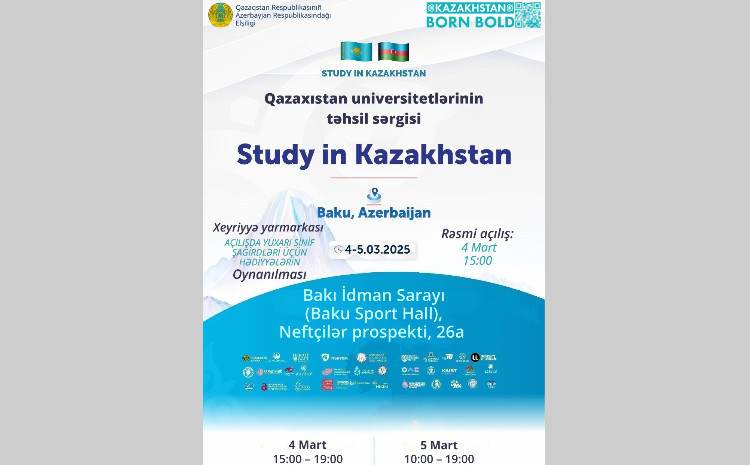 Bakıda Qazaxıstan universitetlərinin sərgisi keçiriləcək 