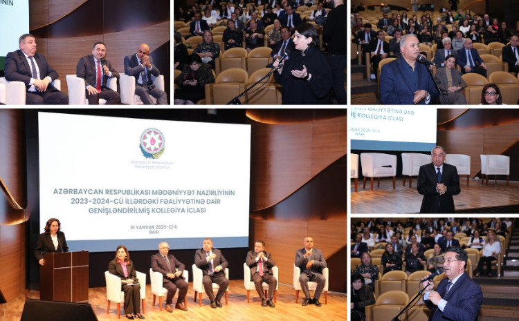 Mədəniyyət Nazirliyinin kollegiya iclası keçirilib 