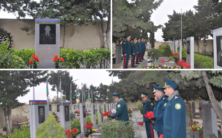 Mərhum general-mayor Məhəmməd Abbasquliyevin məzarı ziyarət edilib 