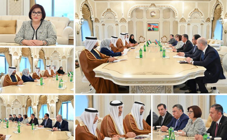 Milli Majlis Speaker Sahiba Gafarova Meets with First Deputy Speaker of Federal National Council of United Arab Emirates  
