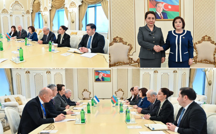 Спикер Милли Меджлиса Сагиба Гафарова встретилась со спикером Сената Олий Мажлиса Республики Узбекистан 