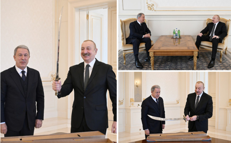Azərbaycan Prezidenti Hulusi Akarı qəbul edib 