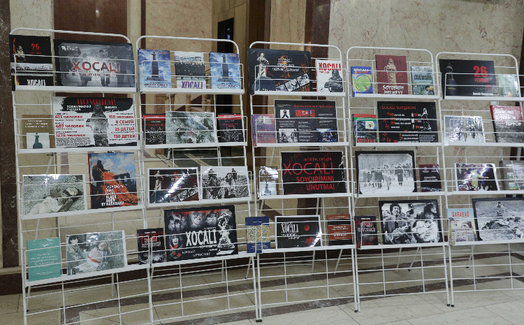 В БГУ проходит выставка «Ходжалинский геноцид - самая страшная трагедия ХХ века» 