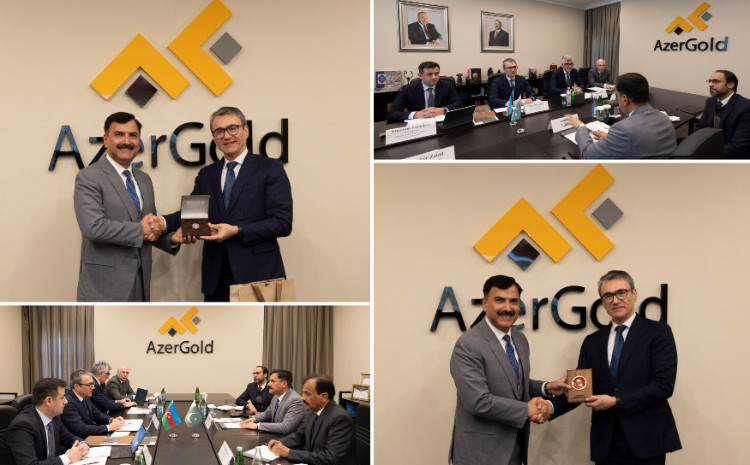 В ЗАО “AzerGold” состоялась встреча с делегацией пакистанской компании “Frontier Works Organization” 