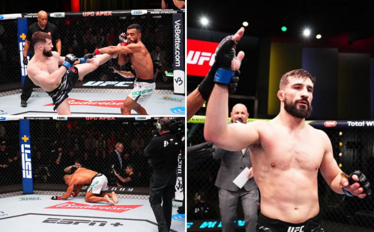 Soydaşımız Las Veqasda keçirilən UFC turnirində növbəti uğurunu qazanıb 
